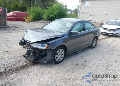 2017 Volkswagen Jetta 1.4T S from USA, damaged, VIN 3VW2B7AJ2HM338184